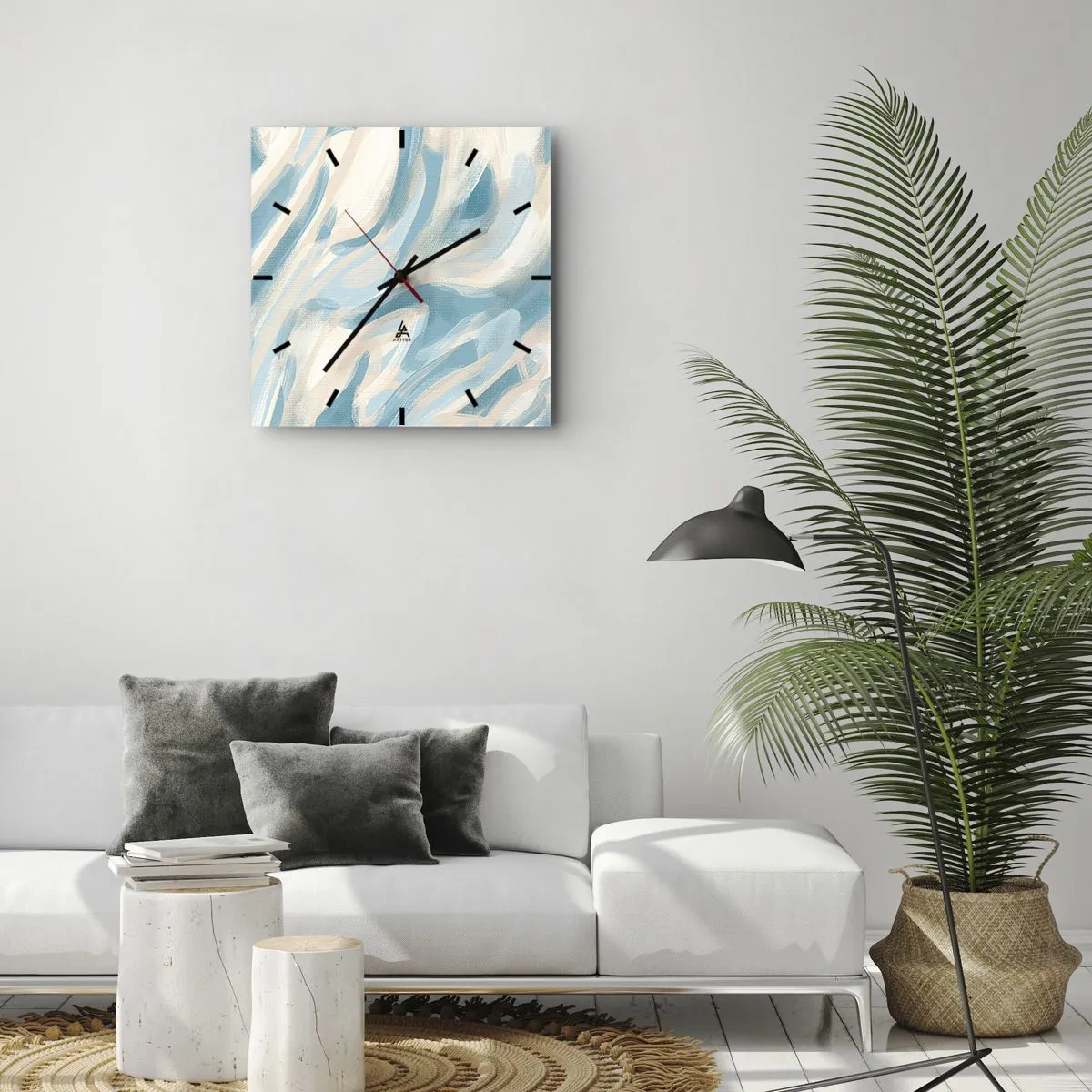 Horloge murale - Pendule murale - Brise printanière - 40x40 cm