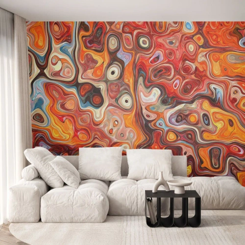 Papier Peint Photo Standard Eco - Si les noix fondaient dans du miel - Abstraction, Morceau, Modèle moderne - 450x315 cm