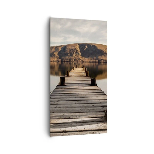 Impression sur toile - Image sur toile - Paysage silencieux - 65x120 cm