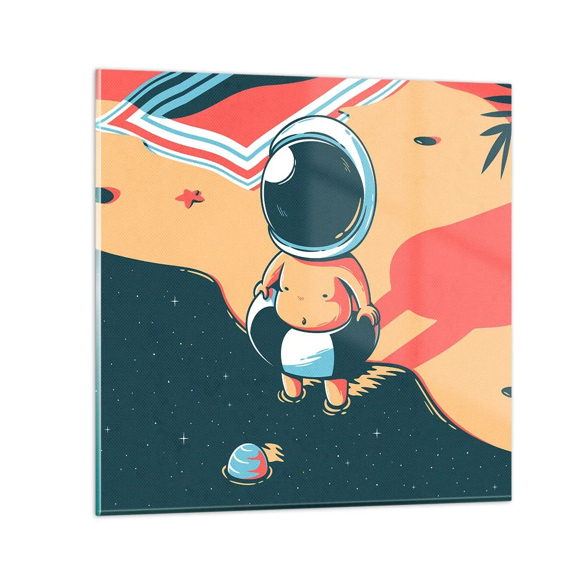 Impression sur verre - Image sur verre - Suivant une autre perspective - 40x40 cm