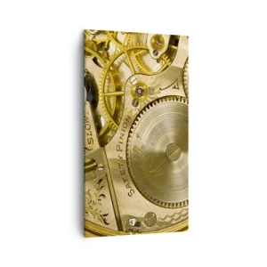 Impression sur toile - Image sur toile - Marcher avec son temps - 45x80 cm