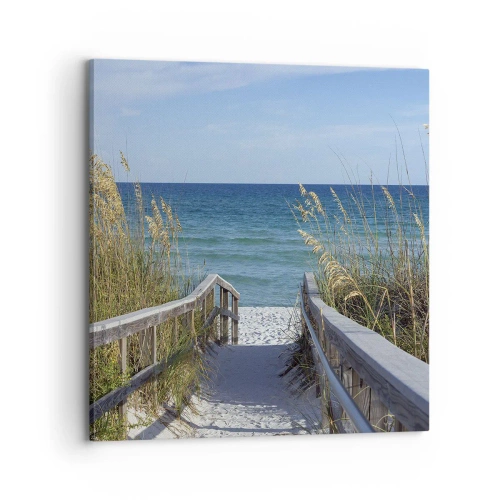 Impression sur toile - Image sur toile - Au soleil, sous le vent - 70x70 cm