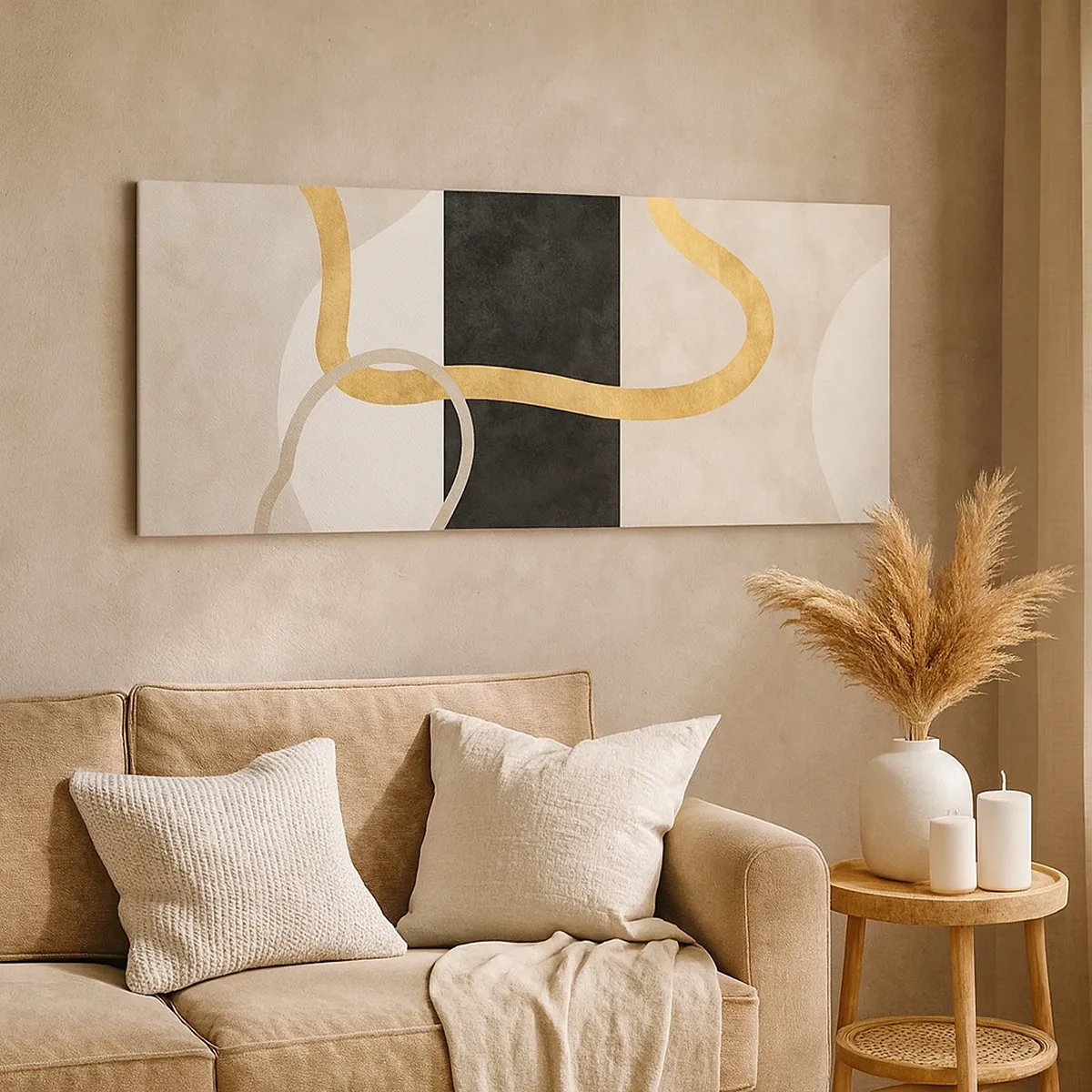 Impression sur toile - Image sur toile - Formes emmellées - 30x30 cm