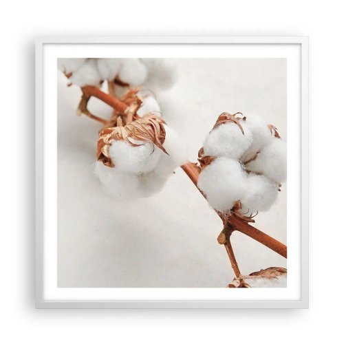 Affiche dans un cadre blanc - Poster - Seulement caliner - 60x60 cm