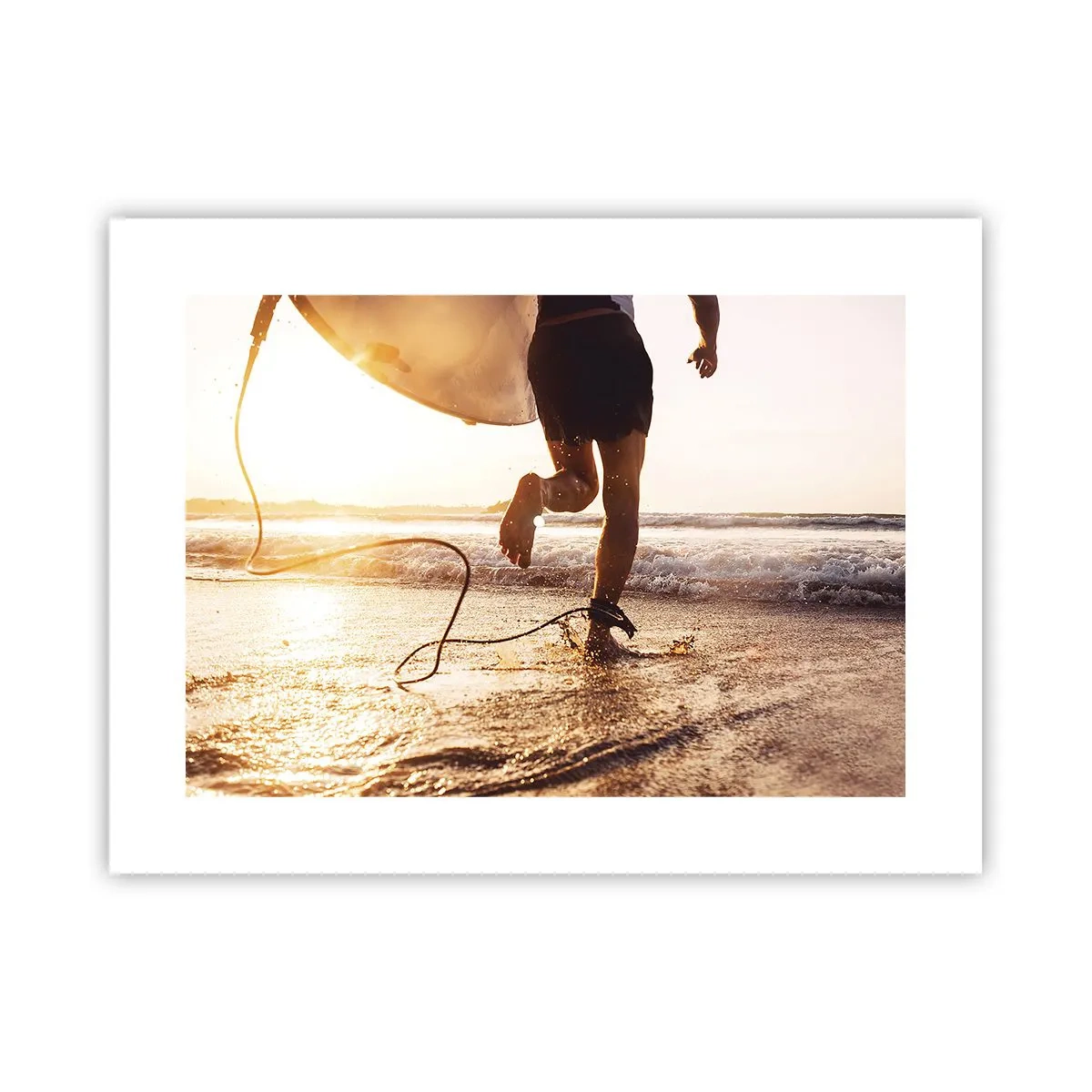 Affiche - Poster - A la rencontre des vagues - 40x30 cm