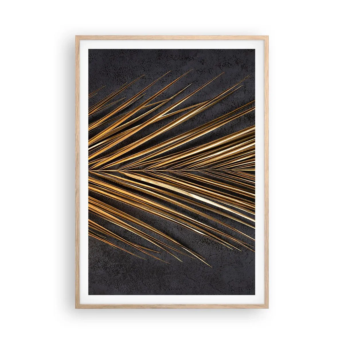 Affiche dans un chêne clair - Poster - L'or des tropiques - 70x100 cm