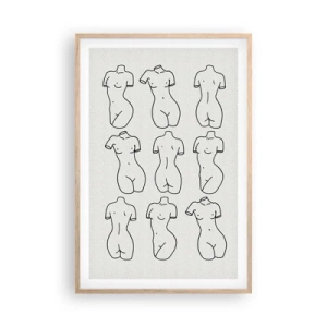 Affiche dans un chêne clair - Poster - Seulement Vénus - 61x91 cm