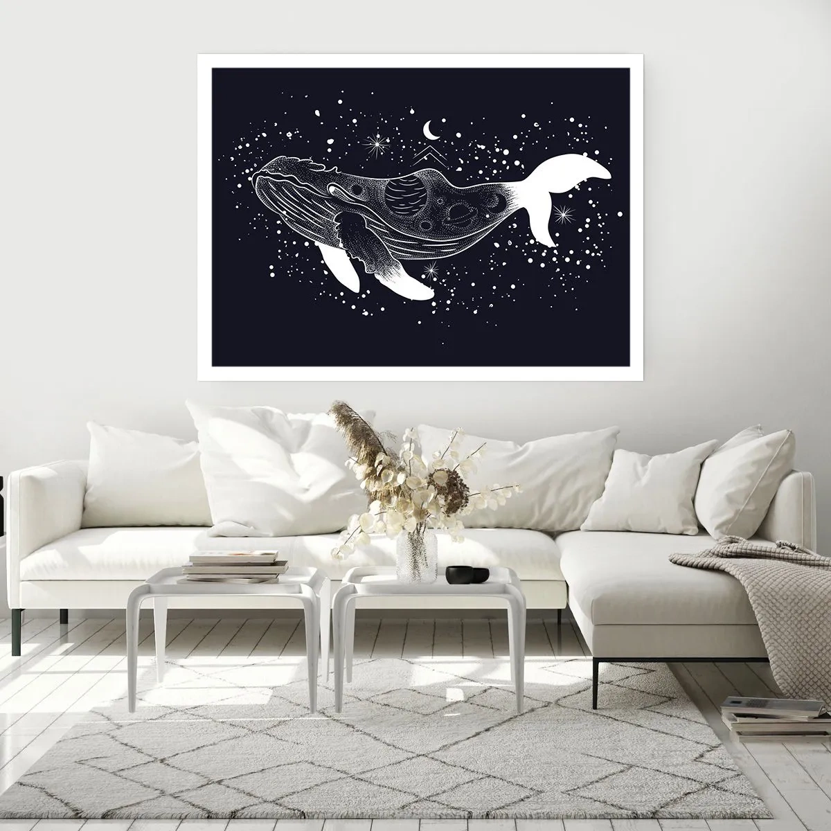 Affiche - Poster - Dans l'océan de l'univers - 70x50 cm