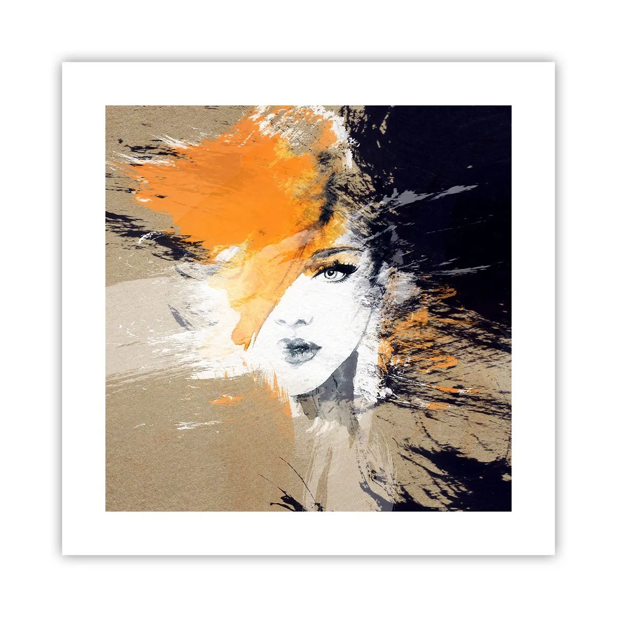 Affiche - Poster - Et la lumière fut - 40x40 cm