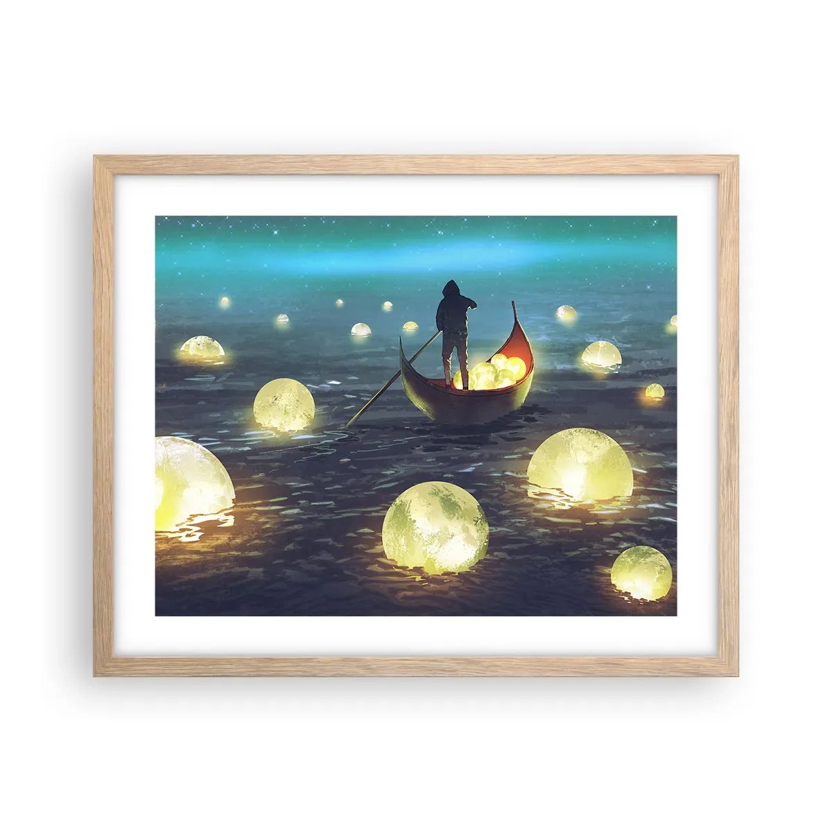 Affiche dans un chêne clair - Poster - Des choses dont les philosophes n'ont jamais rêvé - 50x40 cm