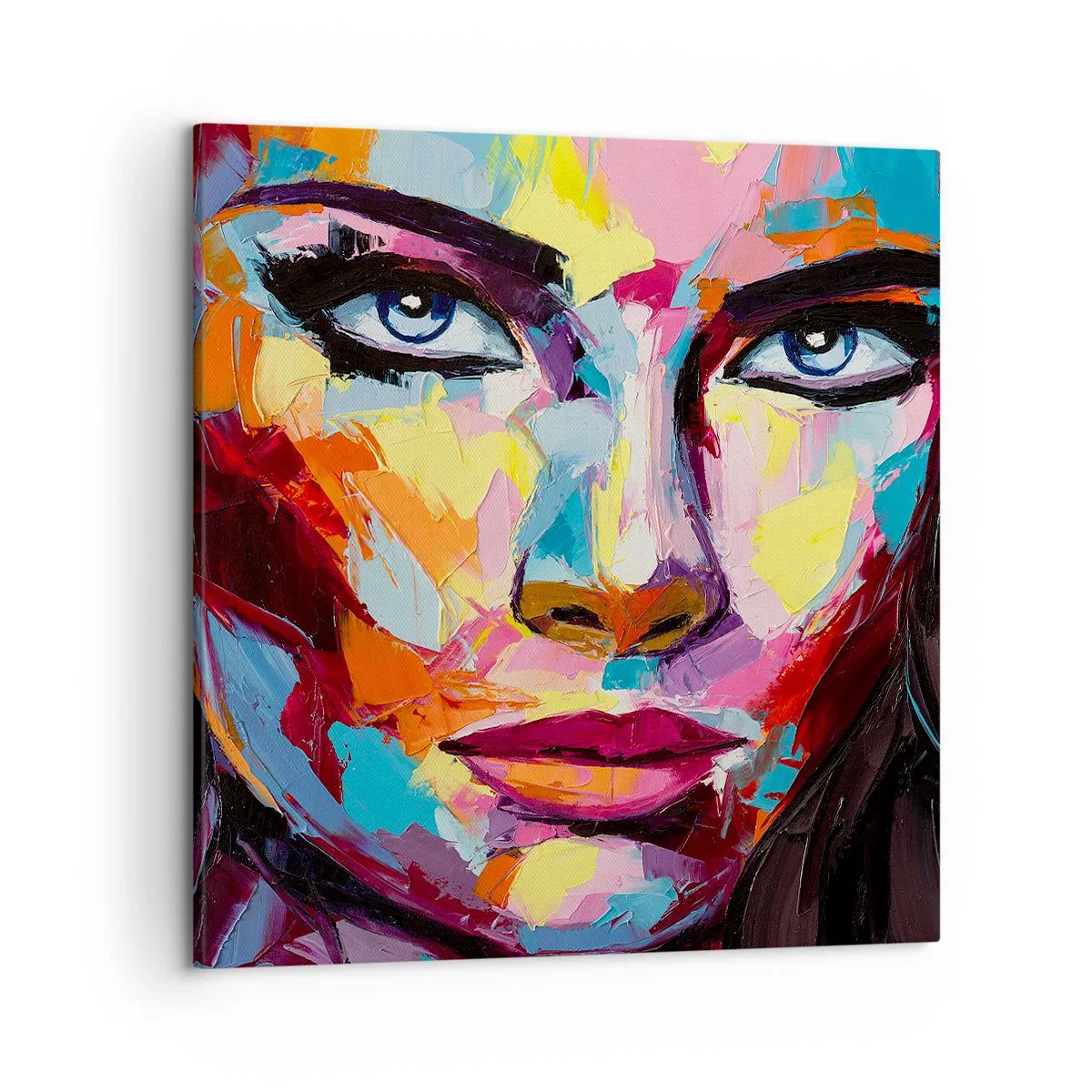 Impression sur toile - Image sur toile - L'âme aussi est colorée - 50x50 cm