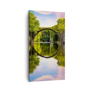 Impression sur toile - Image sur toile - À la jonction de deux mondes - 45x80 cm