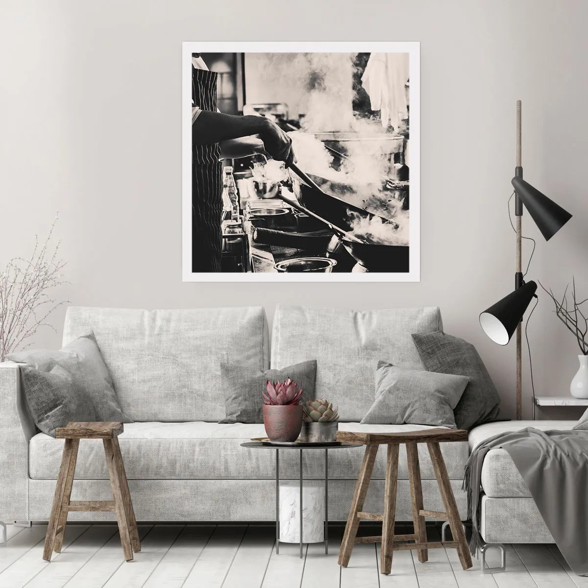 Affiche - Poster - Alchimie des saveurs - 60x60 cm