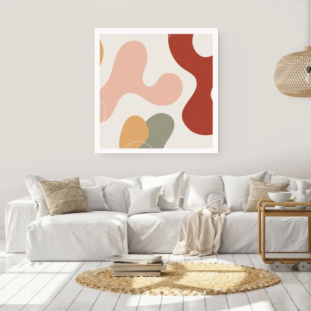 Affiche - Poster - Entrelac - 50x50 cm