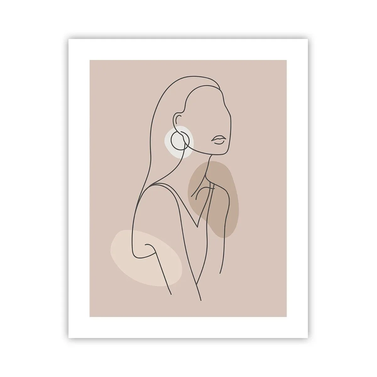 Affiche - Poster - Icone féminin - 40x50 cm