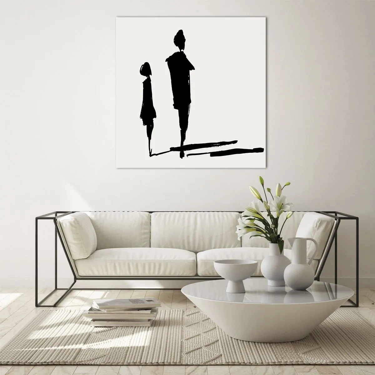 Impression sur verre - Image sur verre - Êtes-vous sûr qu'ils sont ensemble ? - 30x30 cm