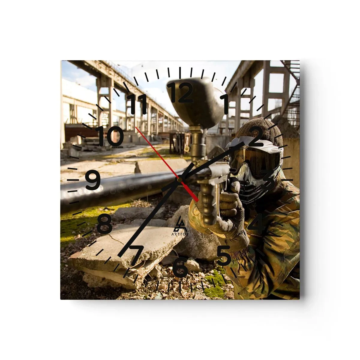 Horloge murale - Pendule murale - Et vous pouvez devenir un héros - 30x30 cm