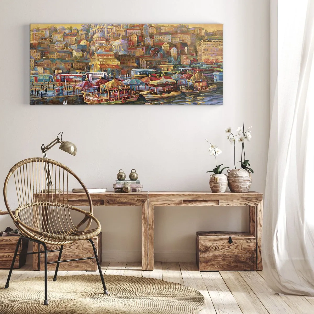 Impression sur toile - Image sur toile - Conte d'Istanbul - 90x30 cm