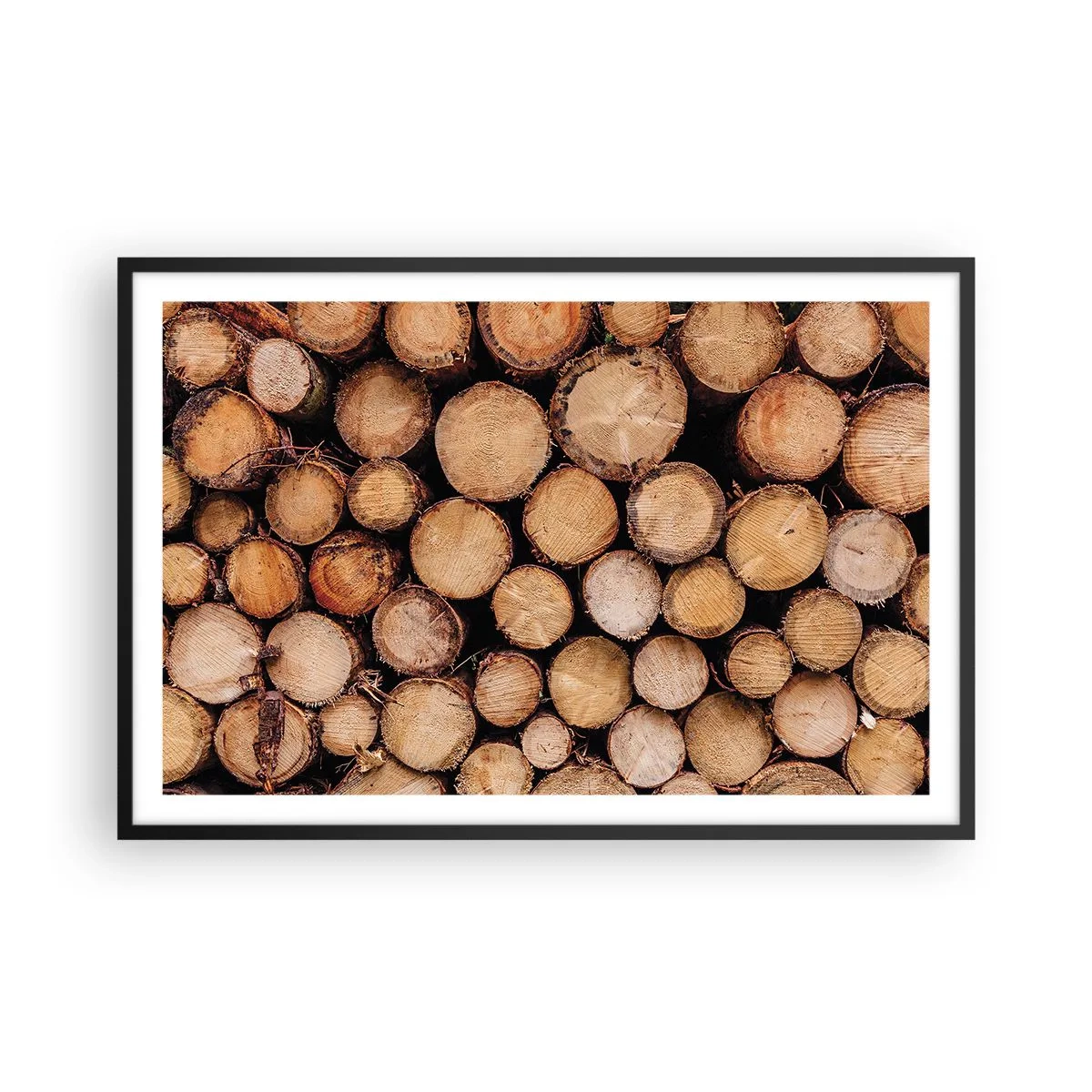 Affiche dans un cadre noir - Poster - Nouveau commencement - 91x61 cm