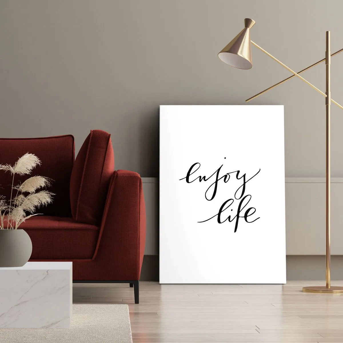 Impression sur toile - Image sur toile - Rien à ajouter.... - 55x100 cm