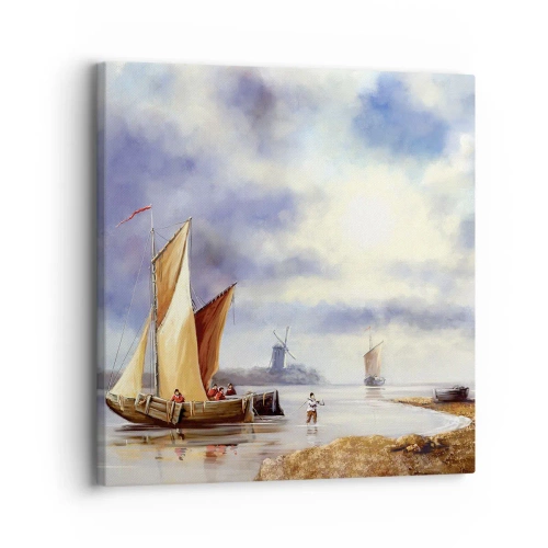 Impression sur toile - Image sur toile - Retour de marin - 30x30 cm
