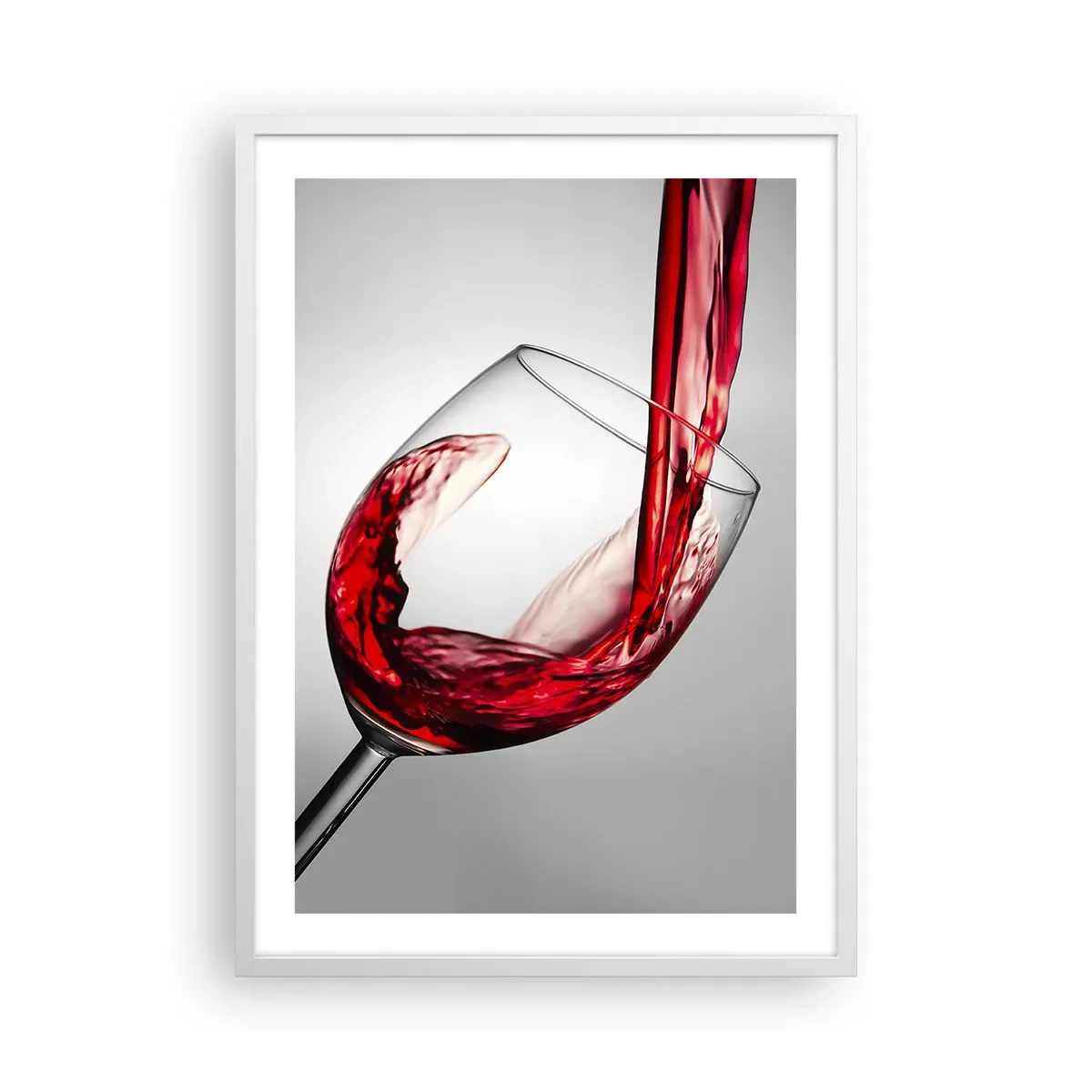 Affiche dans un cadre blanc - Poster - Nuance - mouvement - son - 50x70 cm