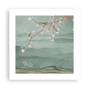 Affiche - Poster - Printemps oh c'est toi - 40x40 cm