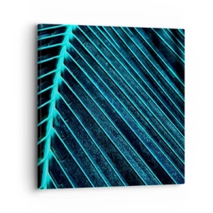 Impression sur toile - Image sur toile - Texture verte - 30x30 cm