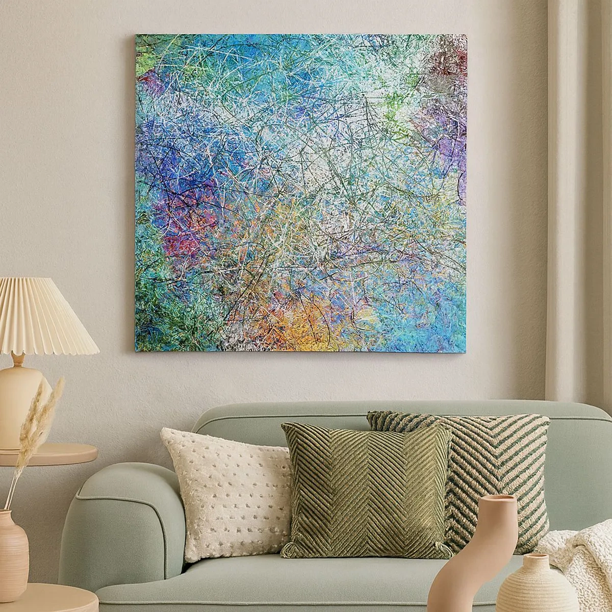 Impression sur toile - Image sur toile - Ce n'est pas si simple - 30x30 cm