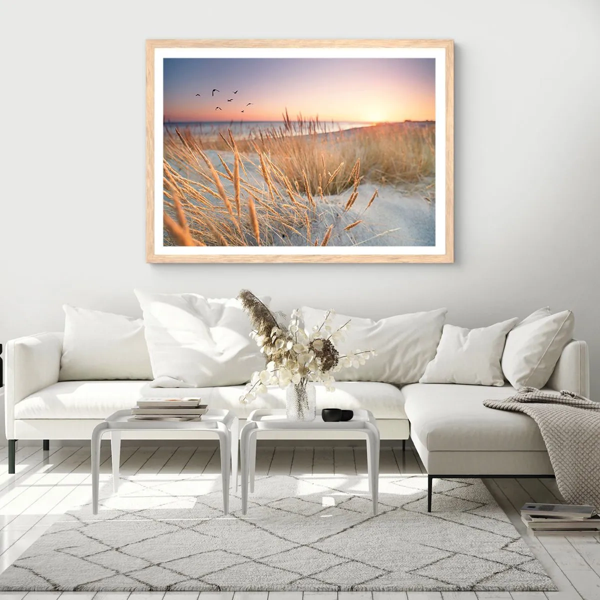 Affiche dans un chêne clair - Poster - Berceuse baltique - 50x40 cm