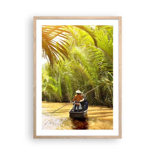 Affiche dans un chêne clair - Poster - Ravin de palmier - 50x70 cm