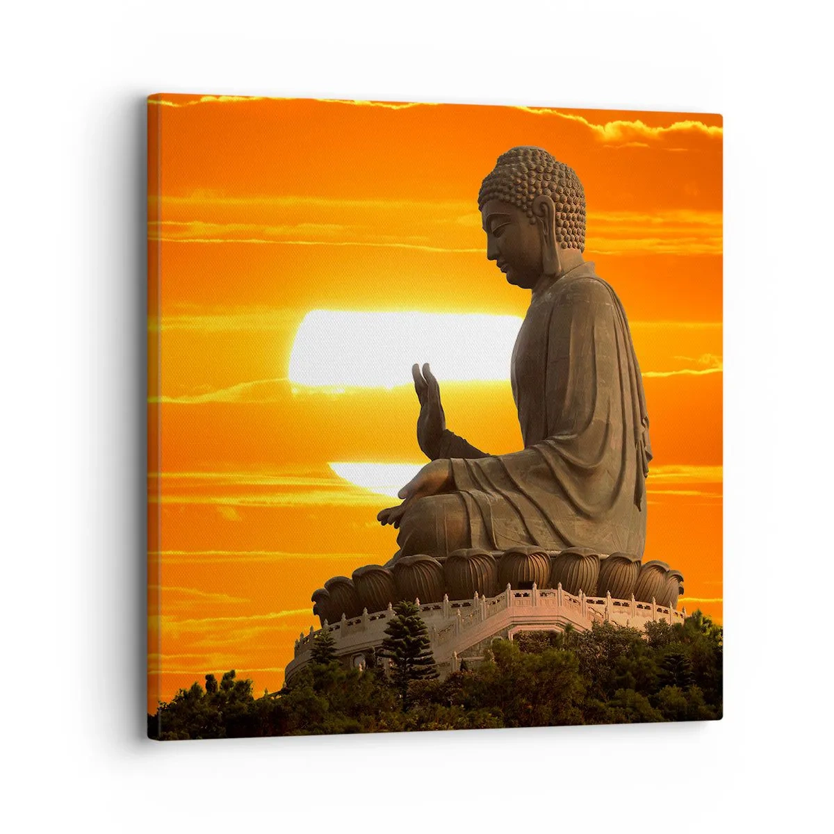 Impression sur toile - Image sur toile - Aucune peur du monde - 30x30 cm