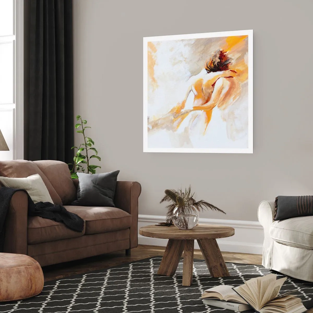 Affiche - Poster - Proximité dans le ciel - 60x60 cm