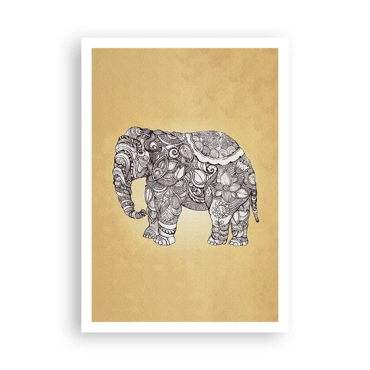 Affiche - Poster - L'éléphant s'est apprêté - 70x100 cm
