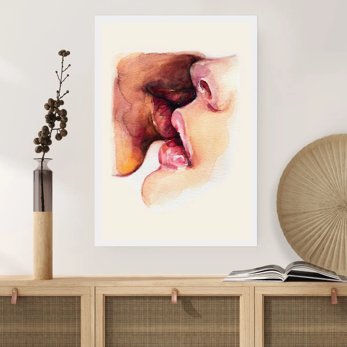 Affiche - Poster - Comme le jour et la nuit, la terre et le ciel - 30x40 cm