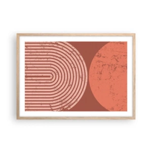 Affiche dans un chêne clair - Poster - Une relation proche - 70x50 cm