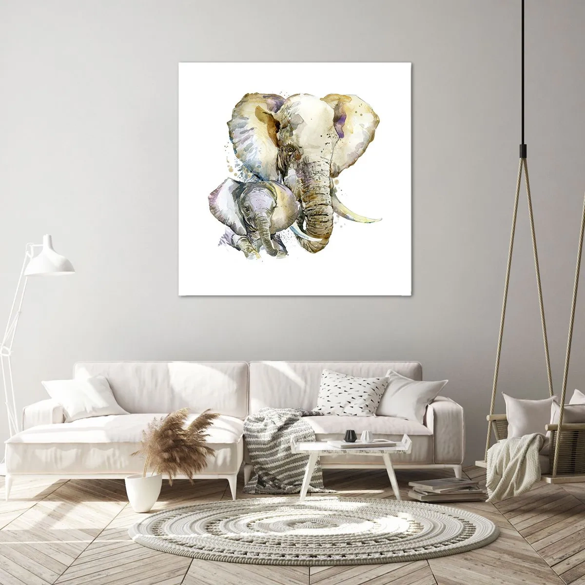 Impression sur toile - Image sur toile - Rien ne peut égaler maman - 70x70 cm