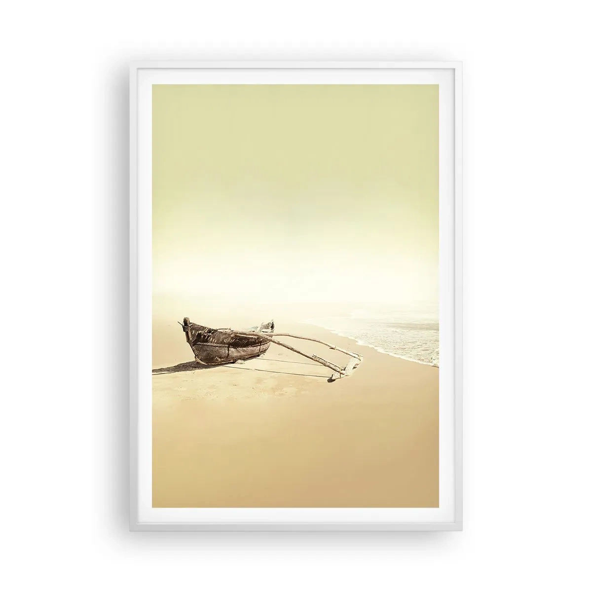 Affiche dans un cadre blanc - Poster - Mémoire des mers du sud - 70x100 cm