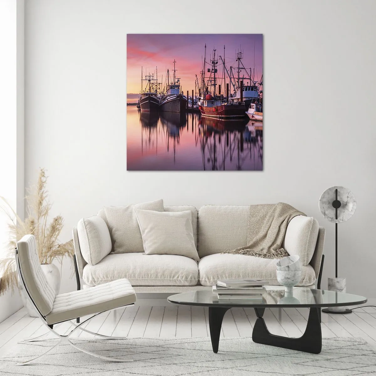 Impression sur verre - Image sur verre - Avant le jour suivant - 30x30 cm