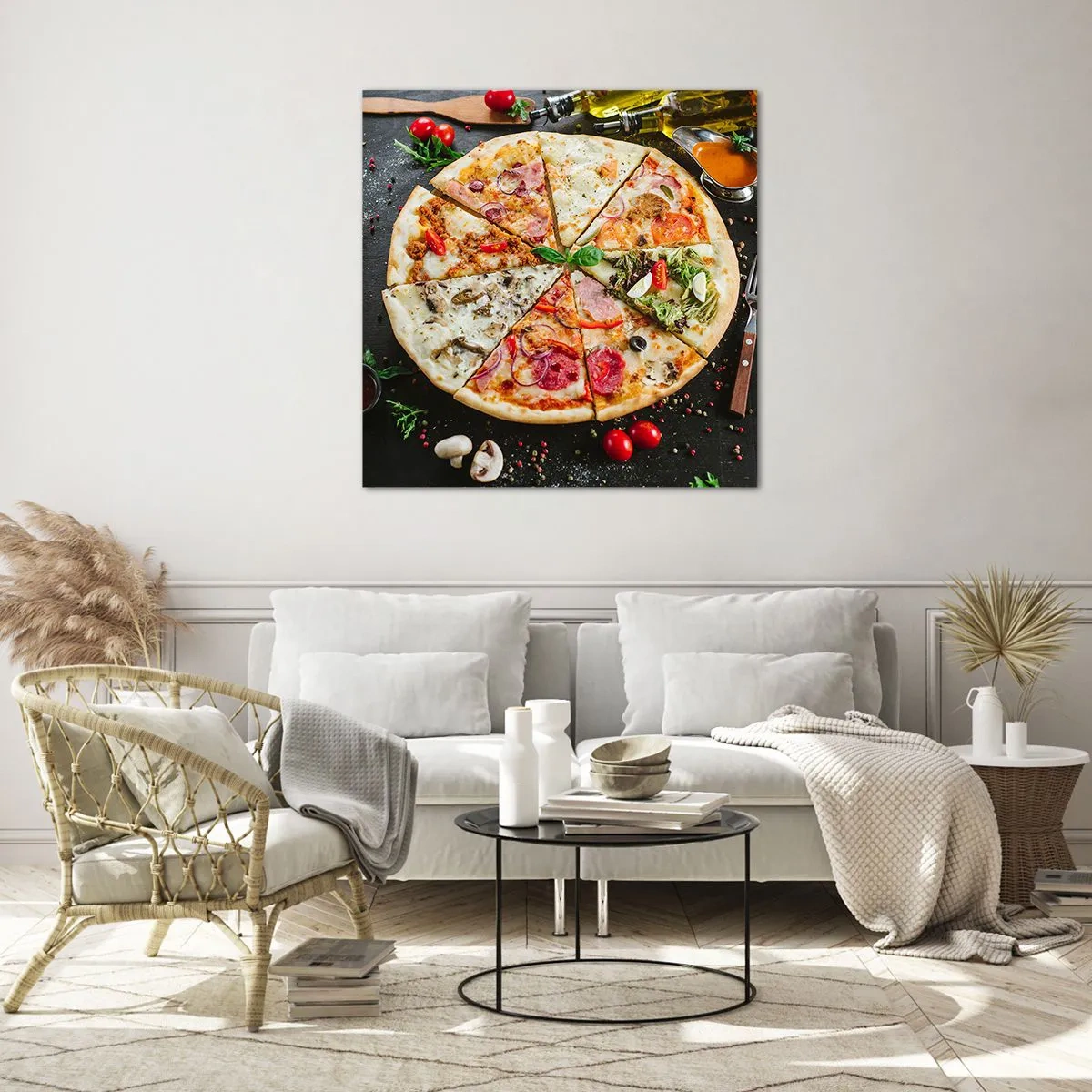 Impression sur verre - Image sur verre - Une gamme de saveurs - 60x60 cm
