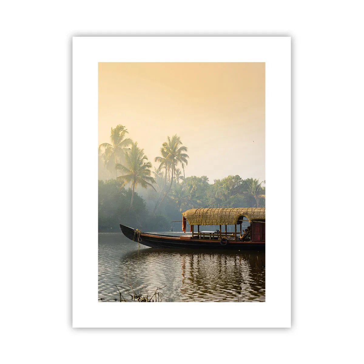 Affiche - Poster - Maison sur la rivière - 30x40 cm