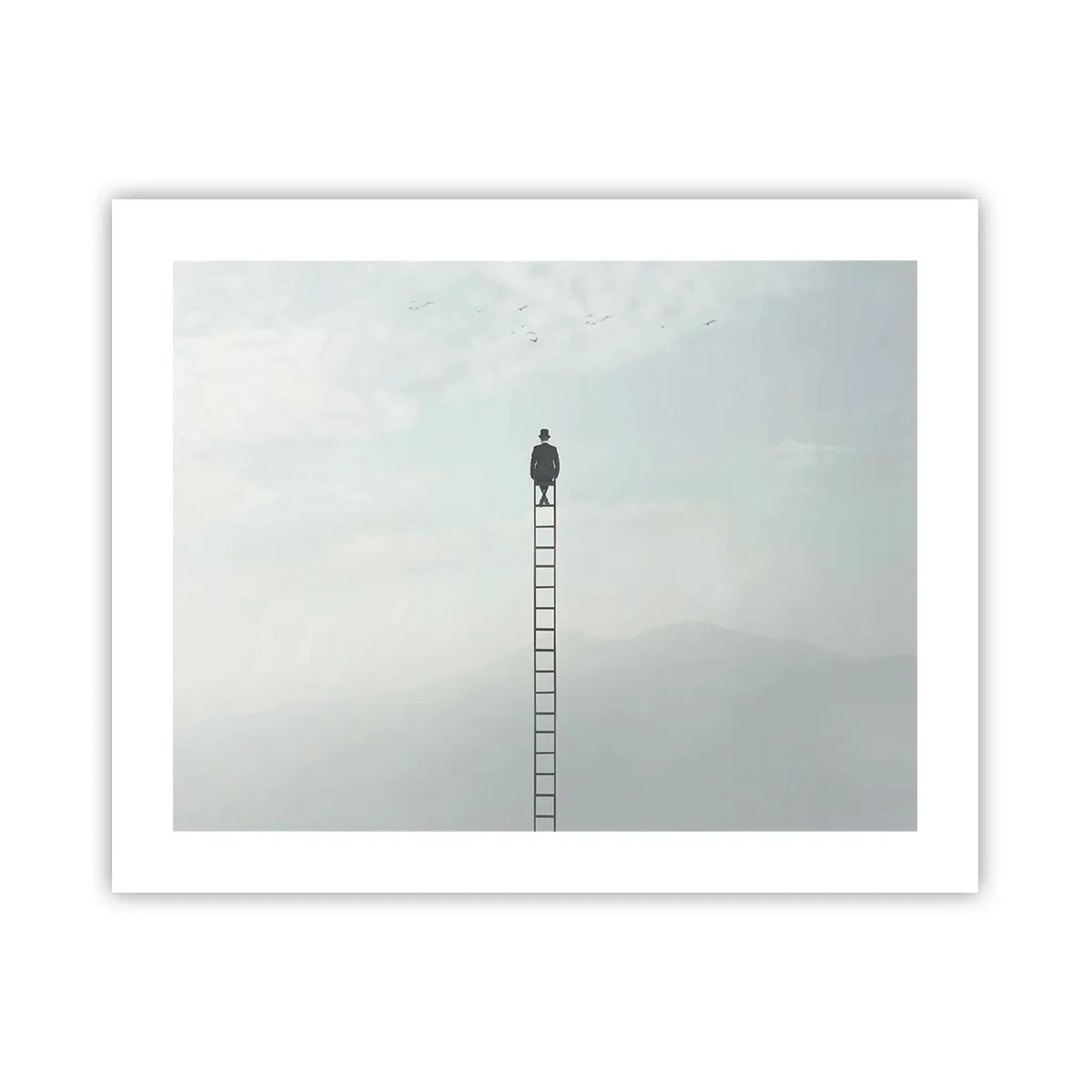 Affiche - Poster - Se soulever au-dessus - 50x40 cm