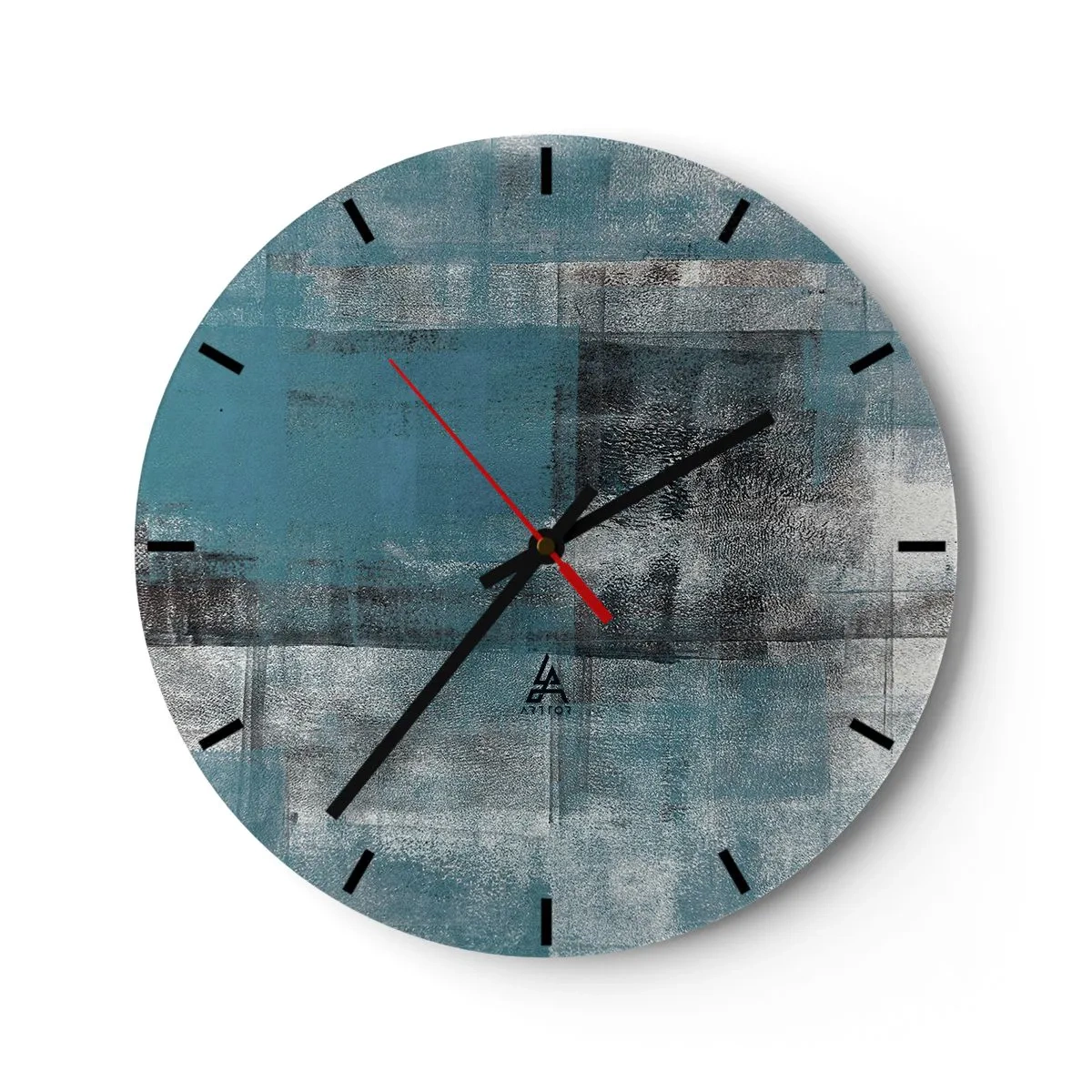 Horloge murale - Pendule murale - Eau et air - 40x40 cm