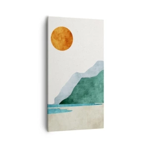 Impression sur toile - Image sur toile - Le paysage comme il se doit - 55x100 cm