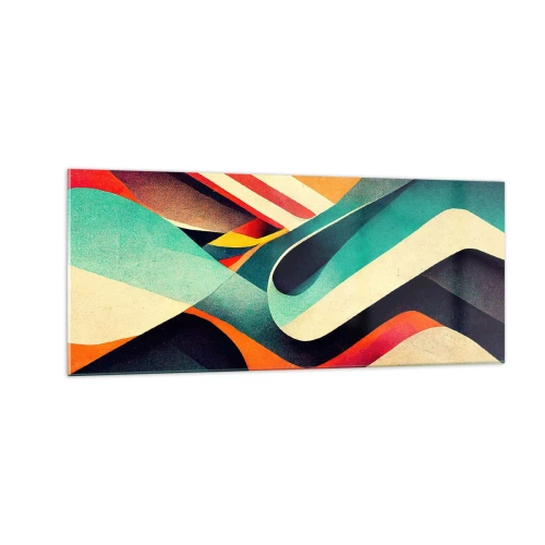 Impression sur verre - Image sur verre - Composition intense - 100x40 cm