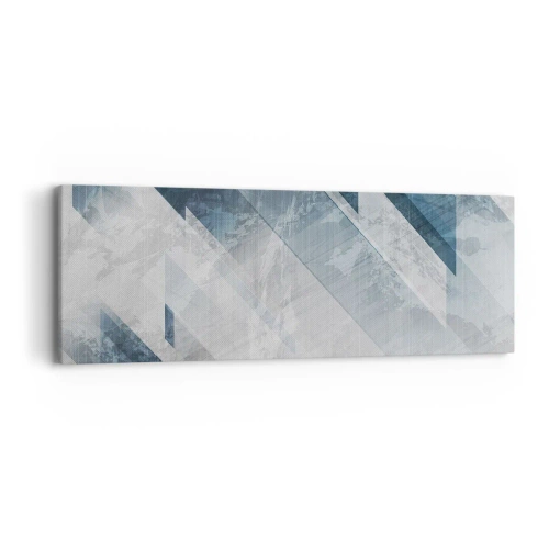 Impression sur toile - Image sur toile - Composition spatiale - mouvement gris - 90x30 cm