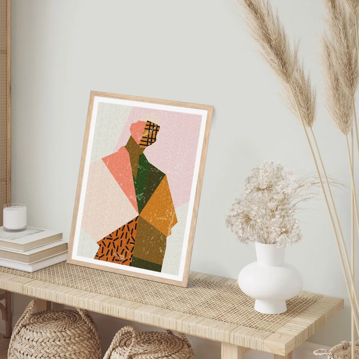 Affiche dans un chêne clair - Poster - L’homme – un être complexe - 40x50 cm