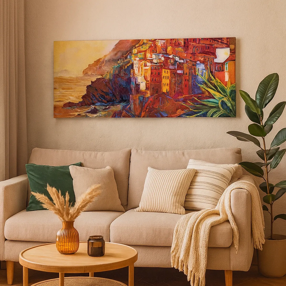 Impression sur toile - Image sur toile - Climats italien - 30x30 cm