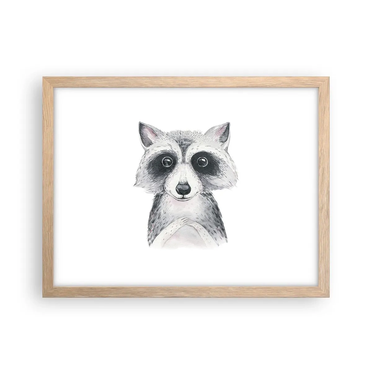 Affiche dans un chêne clair - Poster - Un moment pour s'émouvoir - 40x30 cm