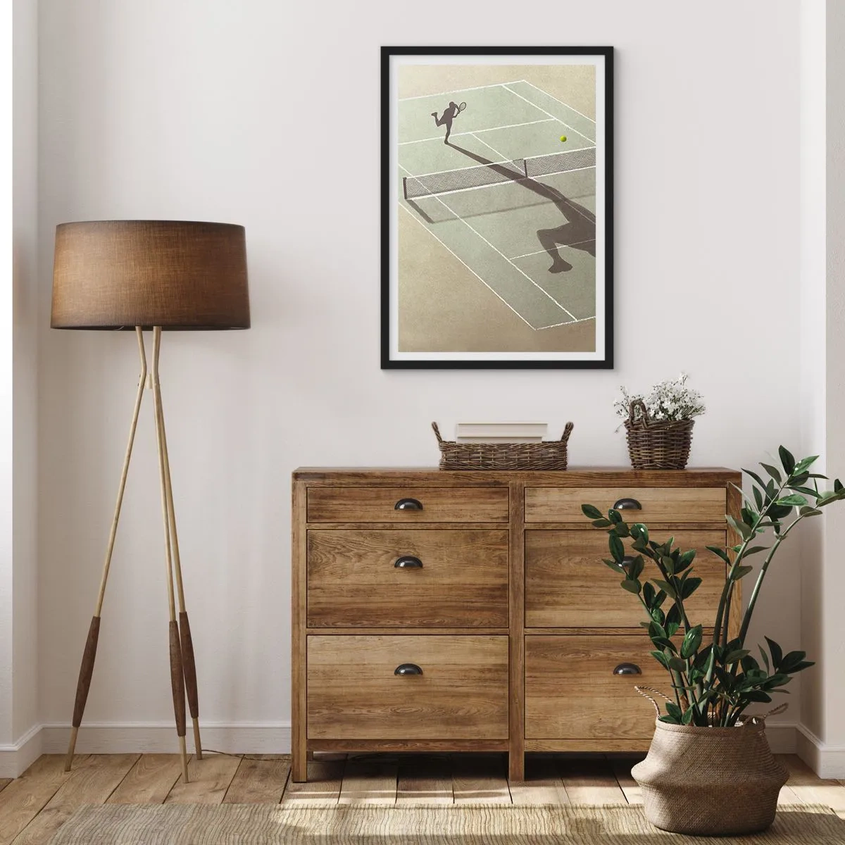 Affiche dans un cadre noir - Poster - Dépassement de soi - 70x100 cm